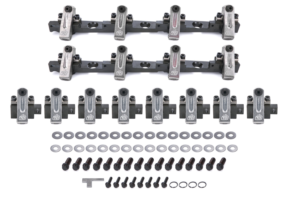 BBC Shaft Rocker System w/Brodix BB2+ Heads