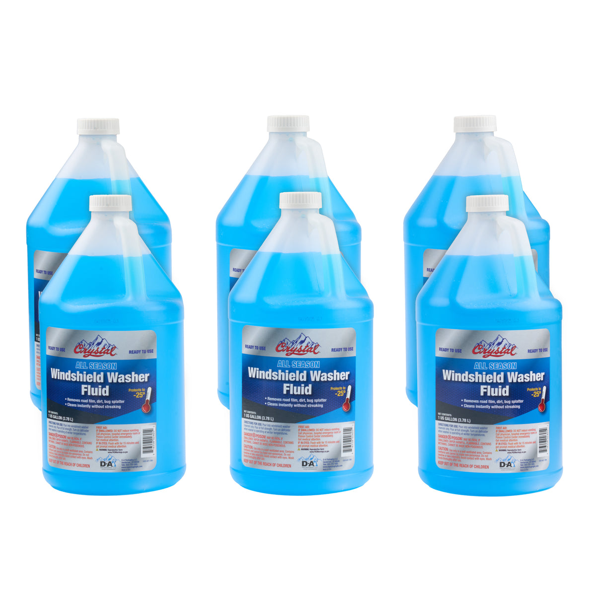 Lave-glace -32 °C Caisse de 6 x 3,78 L