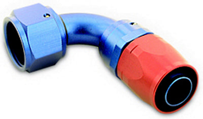 Embout de flexible #6 coudé à 90 degrés pivotant
