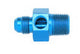 #6 vers 3/8 NPT Adaptateur droit avec orifice 1/8 NPT
