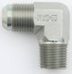 Coude mâle à 90° #8 vers raccord acier NPT 1/2