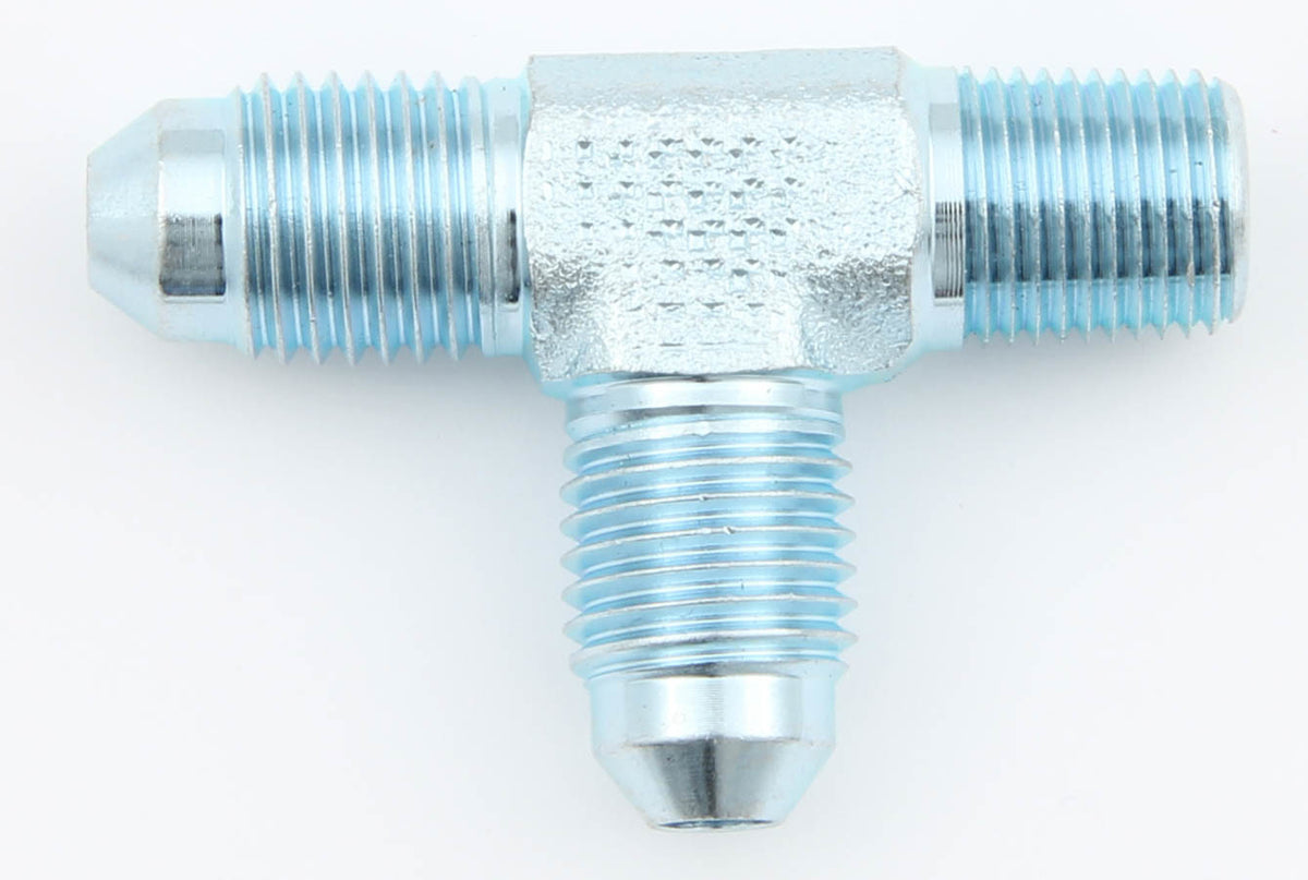 Té mâle taraudé acier n° 4 vers NPT 1/8