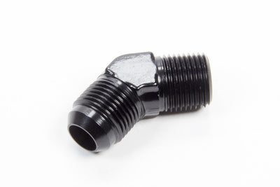 Raccord évasé en aluminium noir de 1/2 po à 45 degrés #10