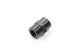 Raccord de tuyau en aluminium 1/4 po noir