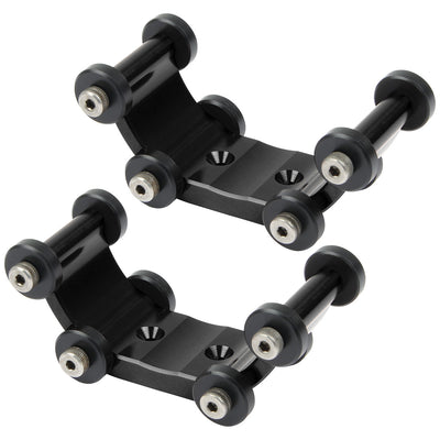 Rouleaux de support 1 paire pour blocs de hauteur de caisse