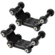 Rouleaux de support 1 paire pour blocs de hauteur de caisse