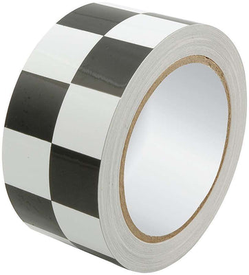 Ruban Adhésif de Course 5cm x 13,7m Noir/Blanc à Carreaux