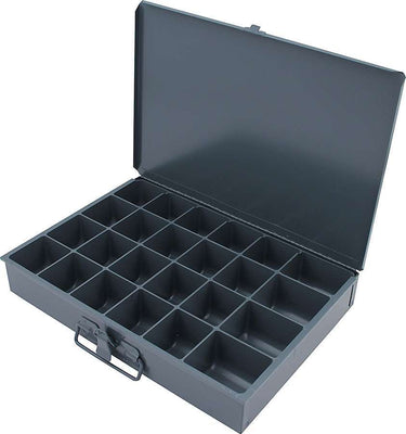 Boîte de rangement métallique 24 compartiments 9,5x13,5x2