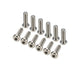 Fuel Tank Top Plate Fastener Kit Titanium