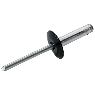 Rivets LG HD 250pk, à tête bombée, type à bride, mandrin en aluminium