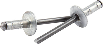 Méd. Tête bombée Rivets Argent 250pce Multi-grip Alum