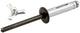 Rivet Tête Plate Dôme 250pk Noir Type Bride