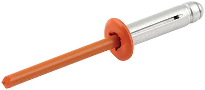 Rivet petit dôme, 250 pièces, à bride orange, type discontinué
