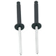 Rivet alu noir 3,2mm (1/8po) 100 unités à tête plate