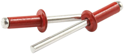 Rivet Tête Fraisée Rouge Alu 250mcx