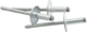Lg Hd Rivet 250Pk Silver