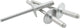 Lg Hd Rivet 250Pk Silver