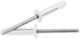 Rivet T/F T/M Collerette Argent Mandrin Acier Inox