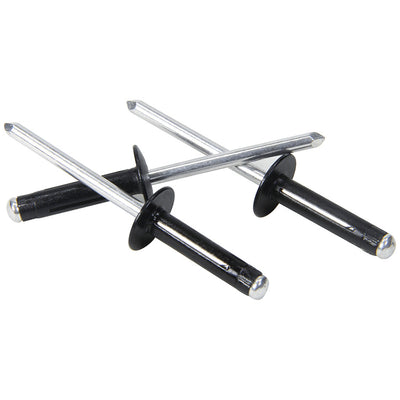 Rivet Tête Dôme 250p Noir Type Bride Mandrin Aluminium