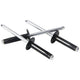 Rivet Tête Dôme 250p Noir Type Bride Mandrin Aluminium