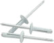 Rivet Md Hd 250 pces bride blanche type Mandrin alu
