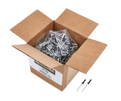 Rivet aveugle alu noir 1/8po, boîte de 500, pour 5/16po-3/8po