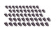 Serre-fils en nylon 1/4 po (50 pces)