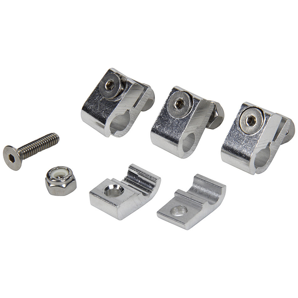 2pc Colliers de serrage de ligne Alum 1/4po 4pk