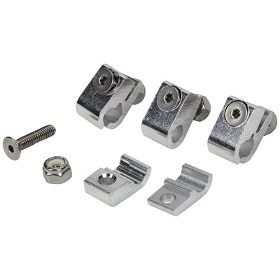 2pc Colliers de serrage de ligne Alum 1/4po 4pk