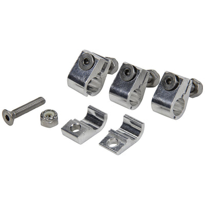 2 colliers de serrage en aluminium 3/8 po, 4 paquets