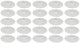 Scuff Plate Plastic White 25pk