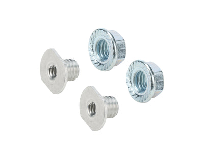 Écrou à sertir fileté en aluminium, lot de 2
