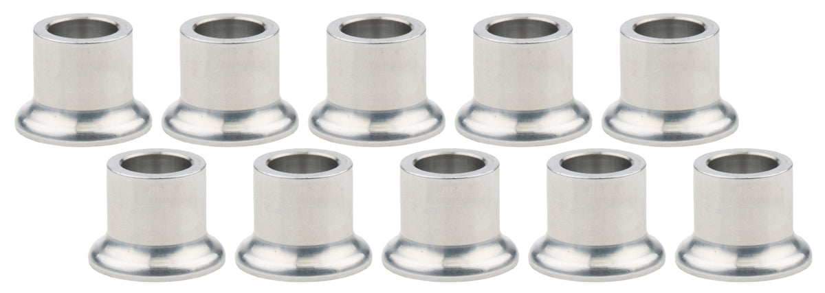 Tapered Spacers Alum 1/2in ID x 3/4 Long 10pk