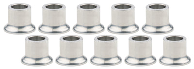 Entretoises coniques en aluminium 1/2 po DI x 3/4 po de long, paquet de 10