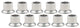 Tapered Spacers Alum 1/2in ID x 3/4 Long 10pk
