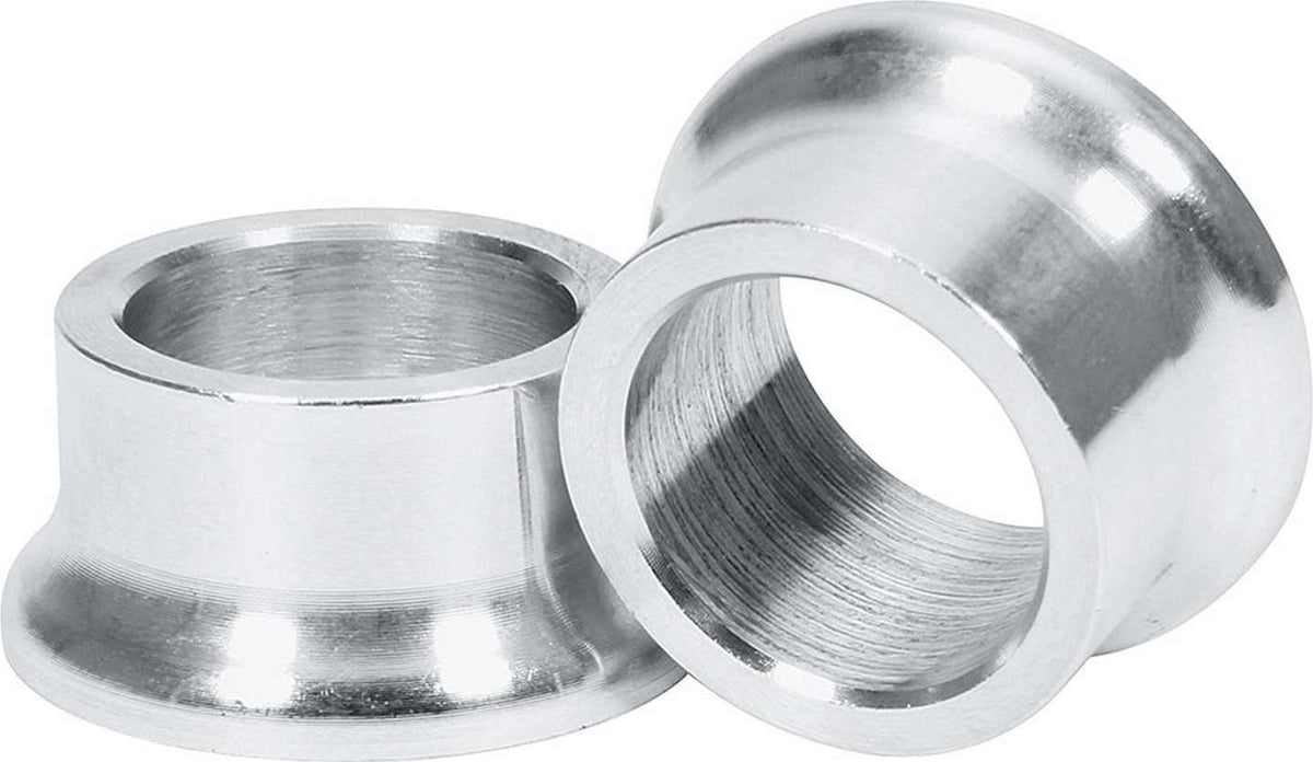 Entretoises coniques en aluminium, Ø int. 5/8 po, longueur 1/2 po