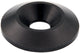 Rondelle conique noire 1/4po x 1-1/4po paq/10
