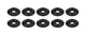 Countersunk Washer Black 10pk