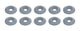 Countersunk Washer Silver 10pk