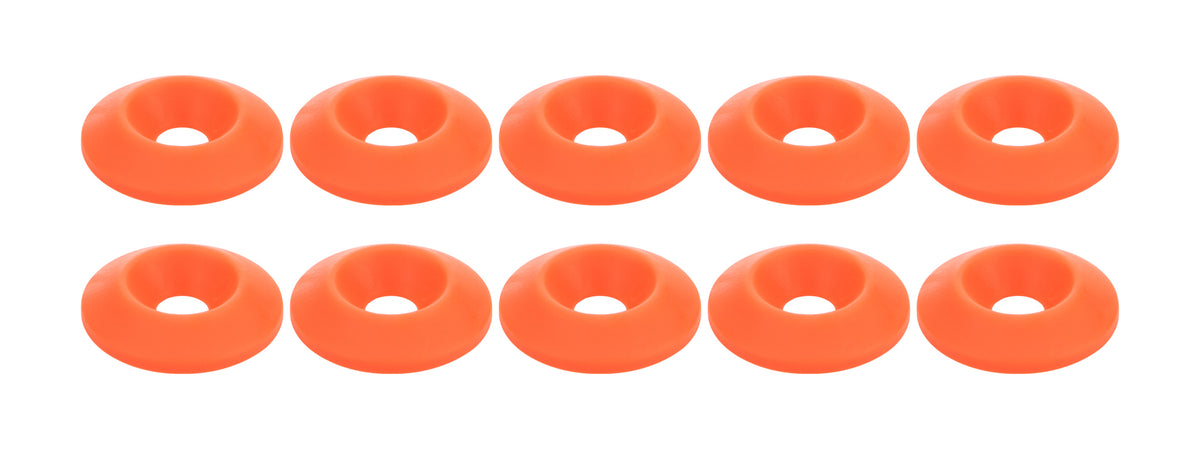 Countersunk Washer Fluorescent Orange 10pk