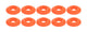 Countersunk Washer Fluorescent Orange 10pk