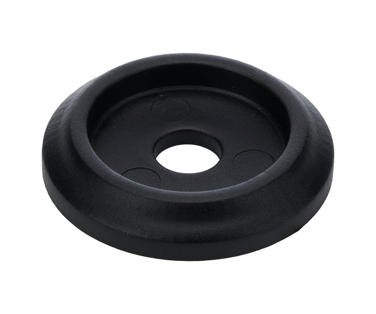 Rondelle en plastique noire pour boulon de carrosserie, paquet de 50
