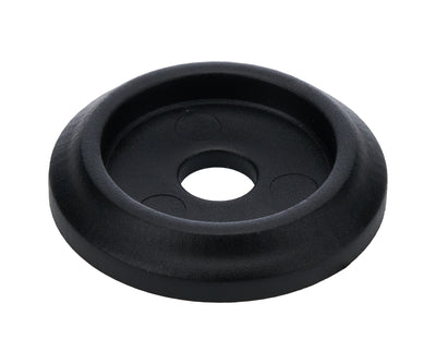 Rondelle en plastique noire pour boulon de carrosserie, paquet de 50