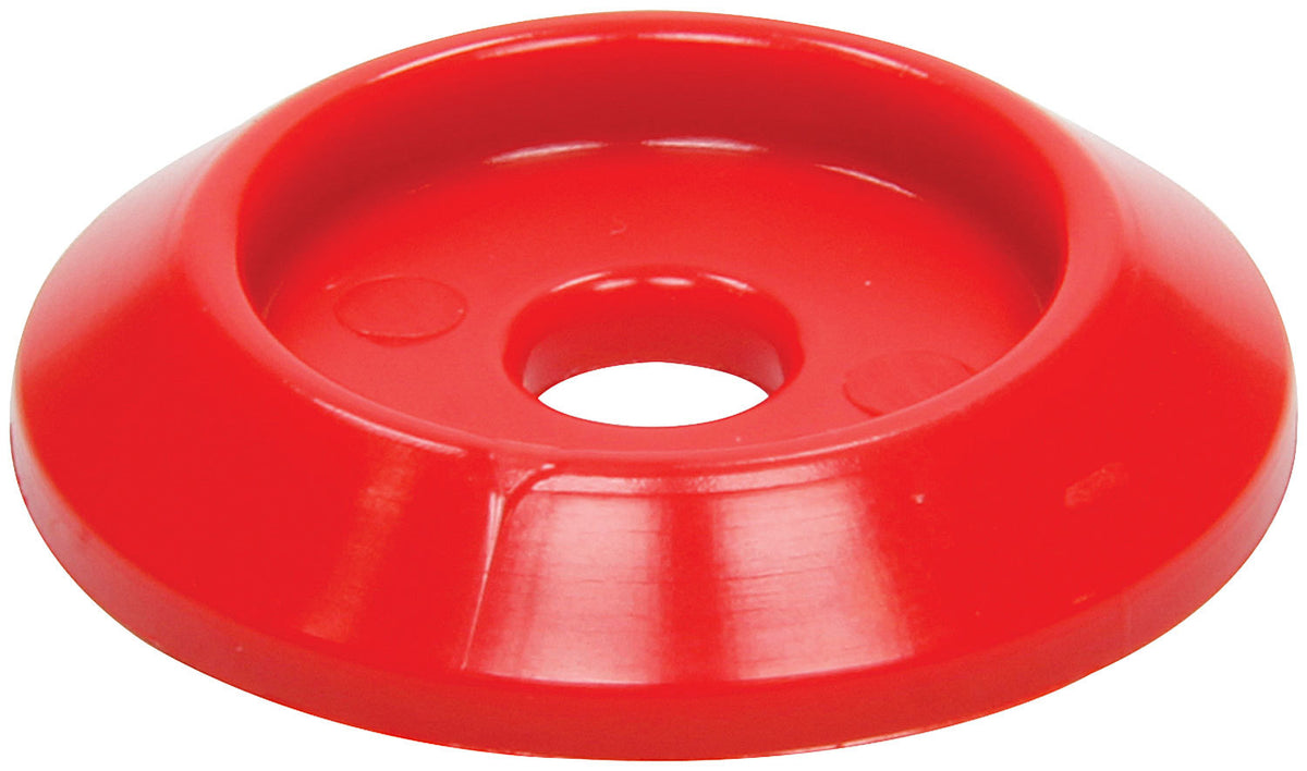 Rondelle de carrosserie en plastique rouge, paquet de 50