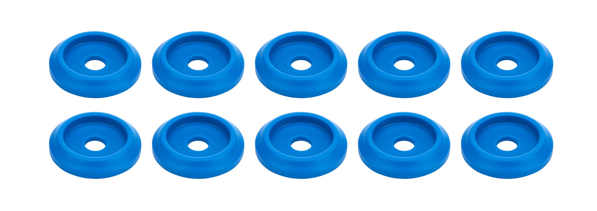 Body Bolt Washer Plastic Blue 10pk