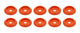 Body Bolt Washer Plastic Orange 10pk