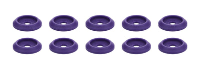 Rondelle de carrosserie en plastique violet, paquet de 10