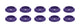 Body Bolt Washer Plastic Purple 10pk