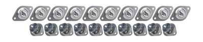 Flush Hd S/E Fasteners 7/16 .550in 10pk Steel