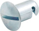 Fixations ovales Hd 7/16 0,400 po, paquet de 50, acier